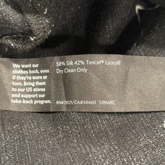 Eileen Fisher Black Printed Silk Tencel Marrakesh Kimono - Picture 11 of 11